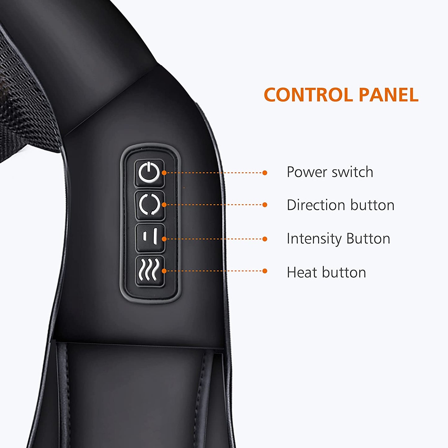 Shiatsu Massager - Heat + Deep Kneading