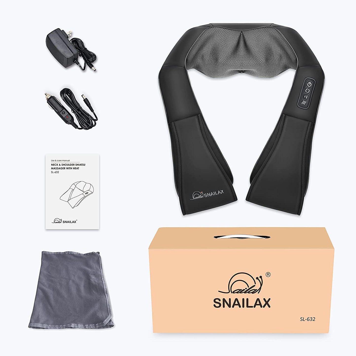 Shiatsu Massager - Heat + Deep Kneading