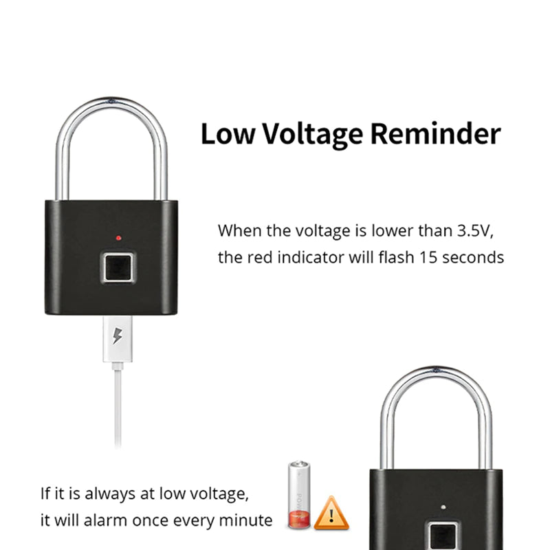 Smart Lock + Fingerprint Padlock