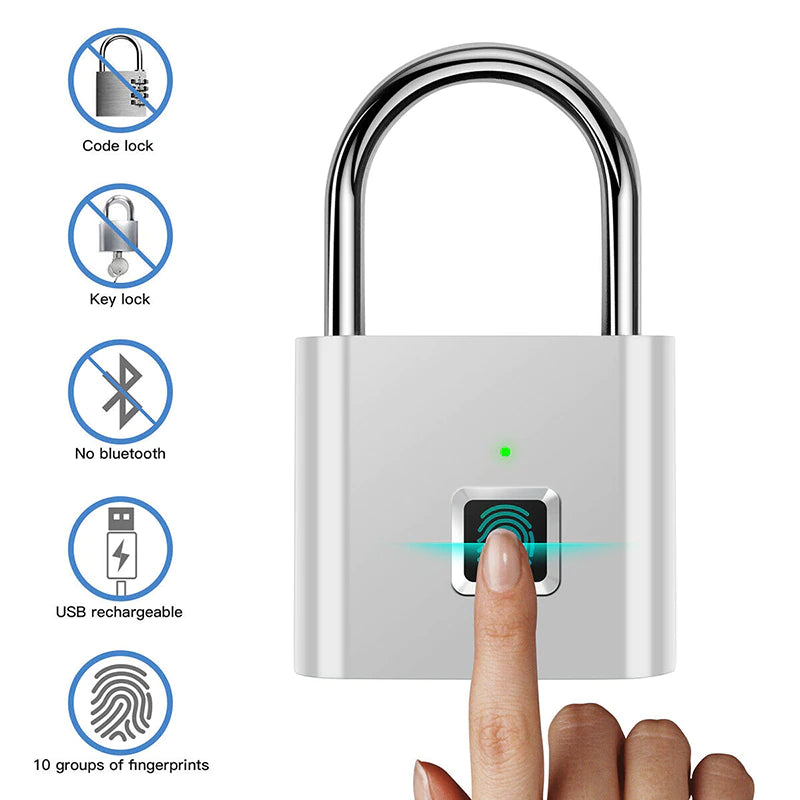 Smart Lock + Fingerprint Padlock